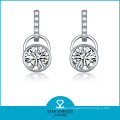 Wholesale Simple Style 925 Silver Drop Earrings (SH-J0110)